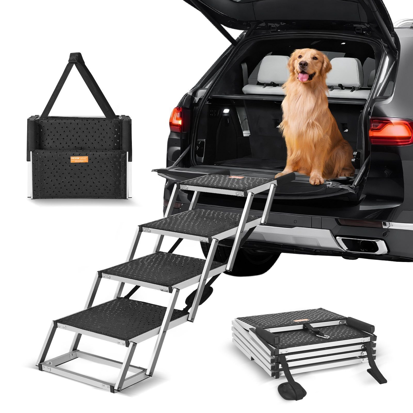Safe Travels: The Must-Have Folding Dog Stairs for Cars