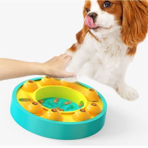 Dog Pets Puzzle Toys Slow Feeder Interactive Increase Puppy IQ Food Dispenser Slowly Eating Non-Slip Bowl Pet Dogs Training Game